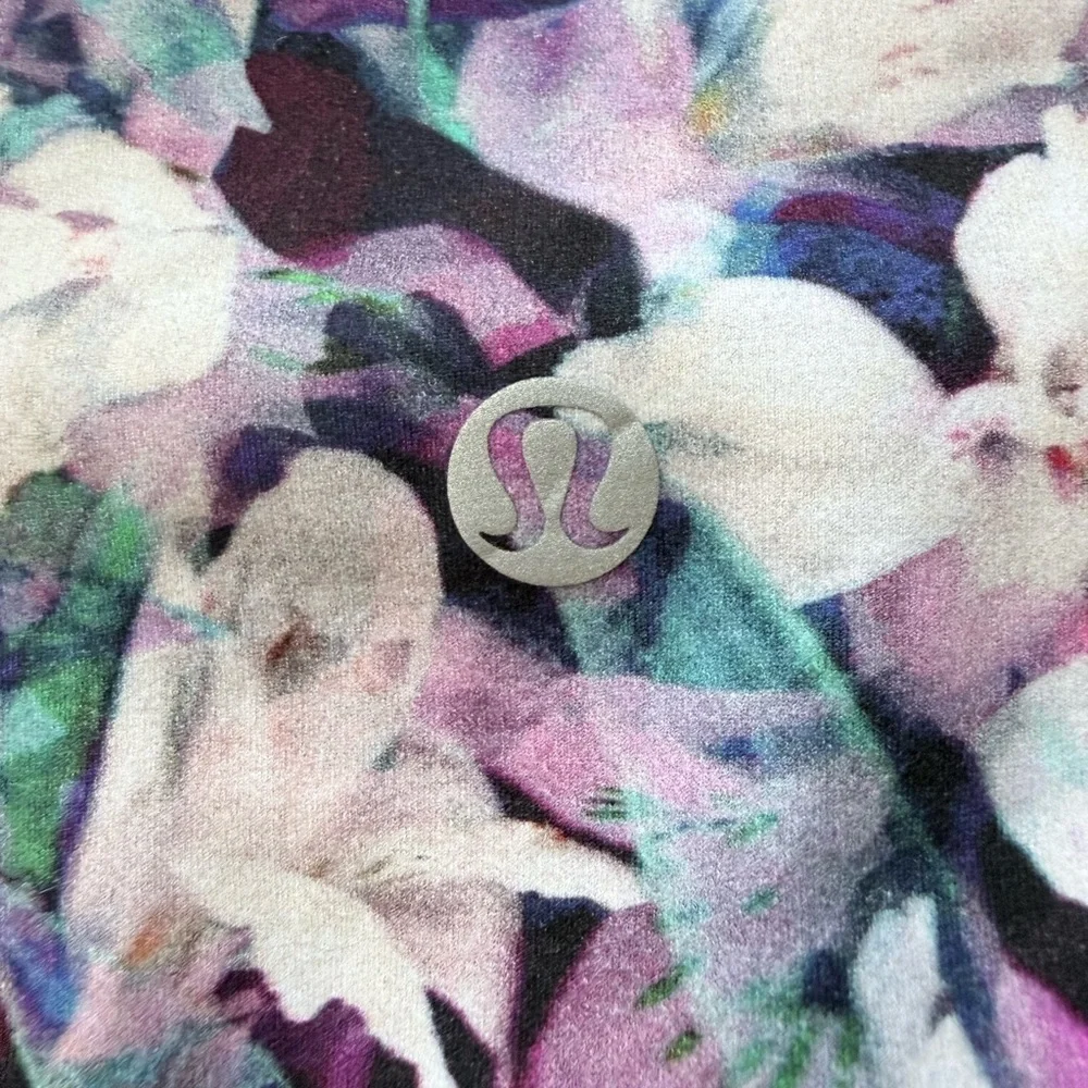 Lululemon Floral High Rise Cropped Leggings Size 6